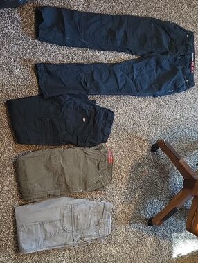 Dickies Womens's Black, Olive, and Gray FLEX WORK Pants Bundle
